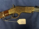 Uberti 1860 Henry 44-40 Engraved by Jeff Flannery - 3 of 16