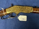 Uberti 1873 Henry 22 Engraved by Jeff Flannery - 3 of 14