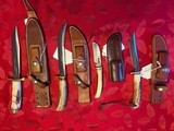 Randall Collection of 8 stag knives 1970s era - 4 of 6