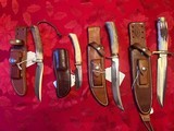 Randall Collection of 8 stag knives 1970s era - 3 of 6