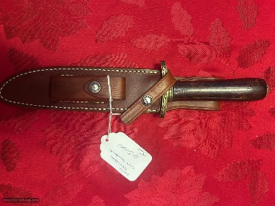 Randall Custom Knife engraved by Master Engraver Jere Davidson