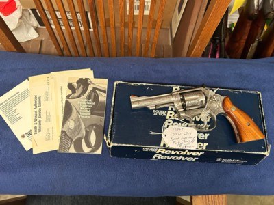 Smith and Wesson Model 67 1 Factory Engraved