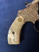 Smith and Wesson 32 Cal Factory Engraved Pearl Grips - 5 of 9
