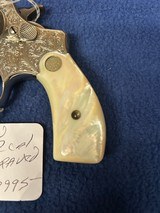 Smith and Wesson 32 Cal Factory Engraved Pearl Grips - 4 of 9