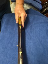 L. Applebee 40 cal O/U Kentucky rifle - Image 5 of 13