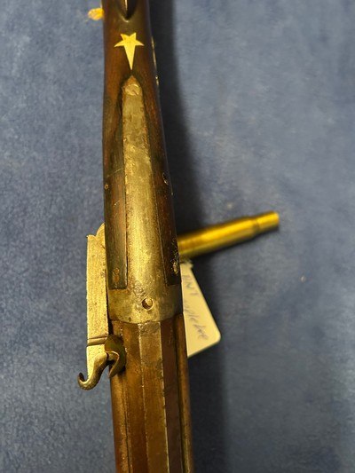 L. Applebee 40 cal O/U Kentucky rifle - Image 6 of 13