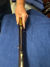 L. Applebee 40 cal O/U Kentucky rifle - Image 5 of 13