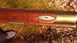 Beautiful Kentucky / Pennsylvania Percussion Rifle Dated 1849 w/ Multiple Silver and Brass Inlays - 11 of 15