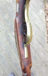 Beautiful Kentucky / Pennsylvania Percussion Rifle Dated 1849 w/ Multiple Silver and Brass Inlays - 6 of 15