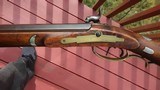 Beautiful Kentucky / Pennsylvania Percussion Rifle Dated 1849 w/ Multiple Silver and Brass Inlays - 5 of 15