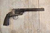 Smith & Wesson 1891 2nd model target pistol- .22 Long Rifle - 1 of 5