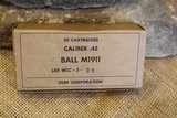 Olin Corporation Ball M1911 Caliber .45 Cartridges - 1 of 4