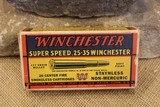Winchester Super Speed .25-35 Winchester - 1 of 9