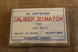 1958 Match Frankford Arsenal Caliber .30 Match - 2 of 6