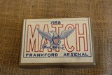 1958 Match Frankford Arsenal Caliber .30 Match