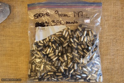 350 rounds of Speer 9mm 147 GR.