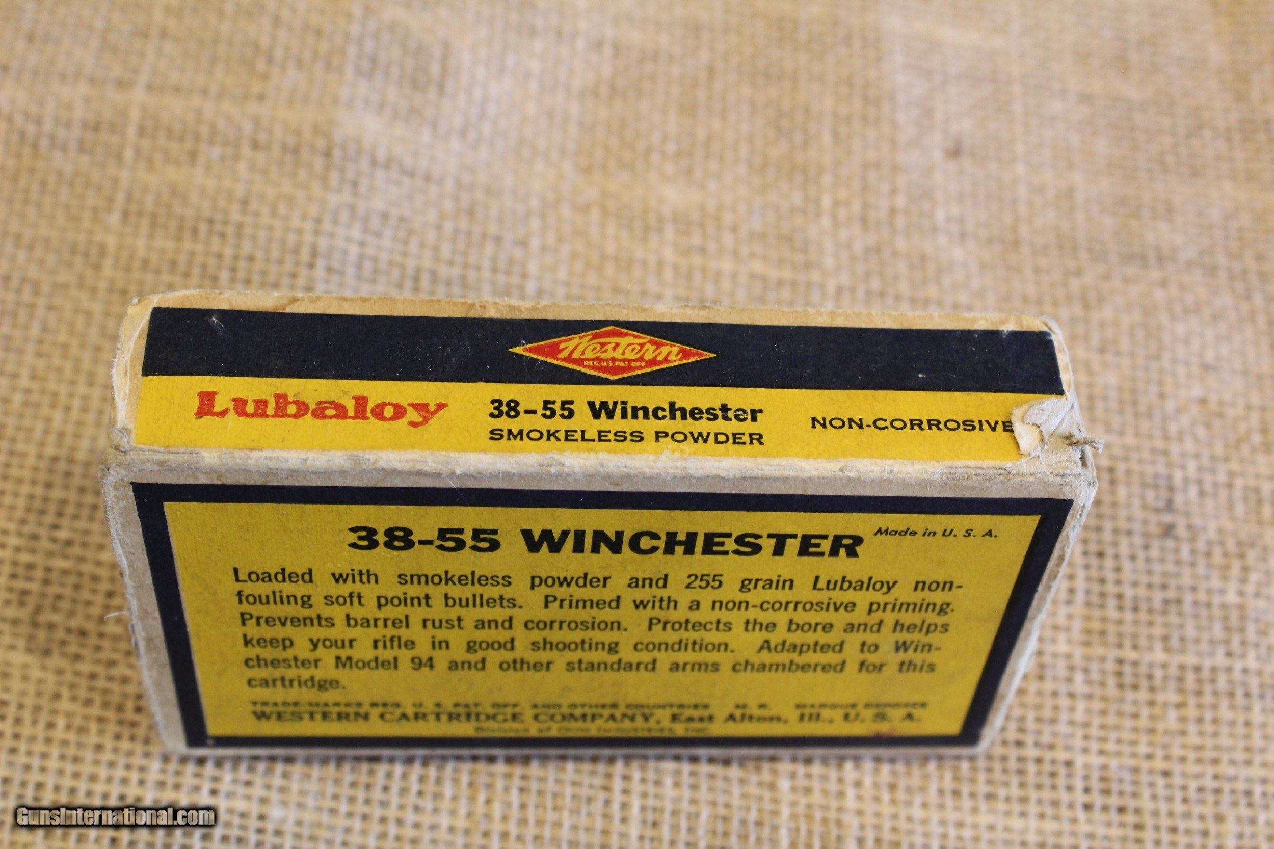 Western .3855 Winchester Center Fire 255 GR