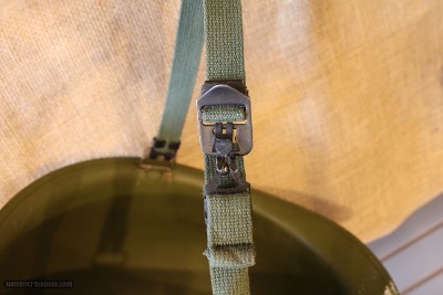 US GI M1 Helmet, fiber liner, rear seam, fixed bale - Image 10 of 10