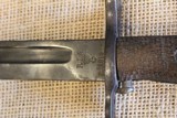 Rock Island M1905 Bayonet stamped RIA 1918 with scabbard - 10 of 15