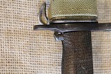 Rock Island M1905 Bayonet stamped RIA 1918 with scabbard - 2 of 15