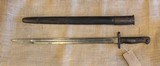 British P107 bayonet for Enfield No. 1 MK III, Wilkinson marker, leather scabbard - 6 of 11