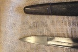 British P107 bayonet for Enfield No. 1 MK III, Wilkinson marker, leather scabbard - 5 of 11