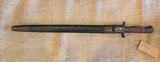 British P107 bayonet for Enfield No. 1 MK III, Wilkinson marker, leather scabbard - 1 of 11