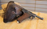 Mauser P08 9mm Luger with Nazi holster - 1 of 18