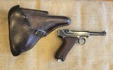 Mauser P08 9mm Luger with Nazi holster - 2 of 18