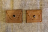 Two leather wallets by Rocky Ridge Leather of Montana in like new condition - 1 of 3