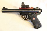Ruger Mark IV Target in .22LR with Burris Fastfire 3 - 2 of 12