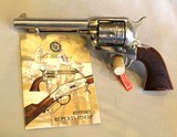 Uberti 1873 Cattleman El Patron Belleza Limited Edition Revolver 345090, 45 Colt, 5.5", Walnut Grip, Stainless Finish