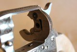 Never fired Uberti 1873 Limited Ed Engraved Cattleman Revolver NM Stainless Steel .45 Colt, 4.75”, Pearl Style Grip, Stainless Finish - 19 of 23