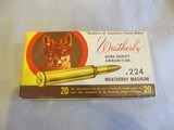 Weatherby Mark V Varmintmaster in .224 Magnum with ammo - 23 of 23