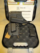 Glock G43 in 9mm with two holsters - 12 of 13