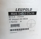 Leupold Mark 5HD 5-25x56 (35mm) M1C3 FFP Impact 60 Riflescope