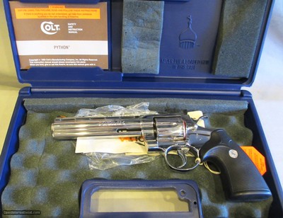 Never fired Colt Python in 357 Magnum 6