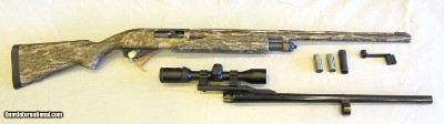 Remington 870 in 12 GA with chokes and extra barrel