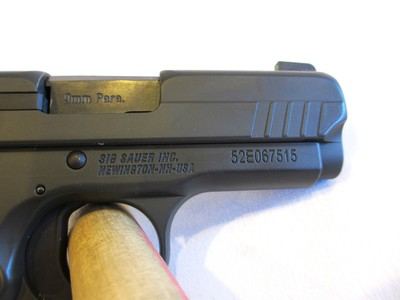 Sig Sauer 9389LEGION P938 Legion Micro-Compact Frame 9mm Luger 7+1, 3