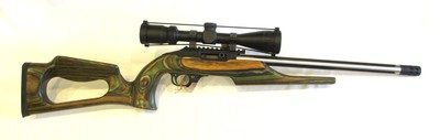 Custom Shop Ruger 10/22 in .22 Long Rifle with Nikon scope