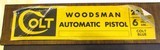 Colt Woodsman in .22 LR, 6