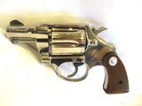 Colt Cobra in .38 Special, nickel finish, manufactured in 1972 - 4 of 13