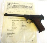 Colt Woodsman in .22LR with letter - 1 of 11