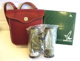The Swarovski Habicht SLC 7x42B with leather carrying case