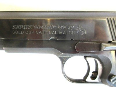 Colt 1911 Gold Cup National Match Edition in 45ACP - Image 9 of 17