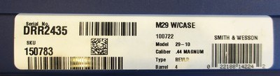 Smith & Wesson Model 29 N-Frame 44 Mag - Image 16 of 16