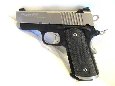 Sig Sauer 1911 Ultra 45 ACP Compact Centerfire Pistol with G-10 Grips - Image 8 of 12