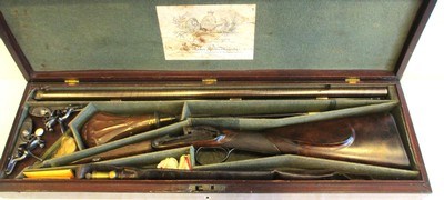 Joseph Manton Cased Flintlock Sporting Gun – Serial No. 5018 – Original Flintlock – c.1810 - Image 1 of 25