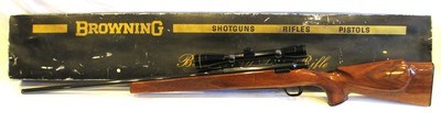 Browning BBR .25-06 Rem, Leupold M8 6X Scope, Original Box - Image 1 of 19