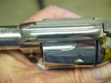 Colt Single Action Army .45 Colt, 4 3/4" Factory Nickel, with box, papers, mint! SALE PENDING! - 11 of 21